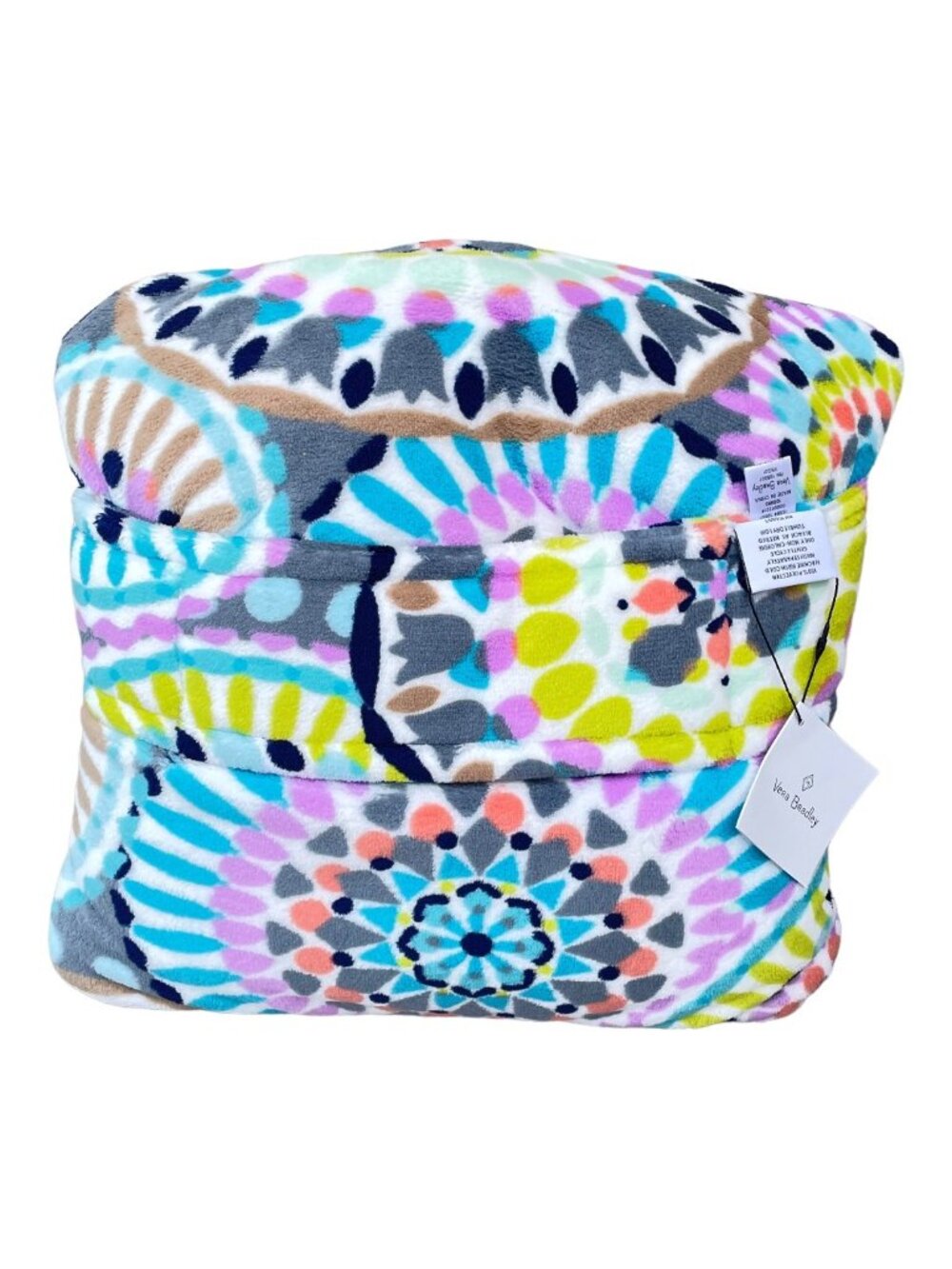 Vera Bradley Sunny Medallion Plush Fleece Travel Blanket